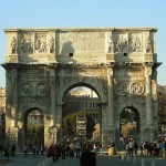 Sevärdheter Rom: Arco di Costantino- Konstantinbågen