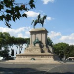 Gianicolo- staty av Giuseppe Garibaldi