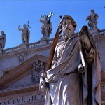 Sevärdheter/kyrkor i Rom: Peterskyrkan- statyer