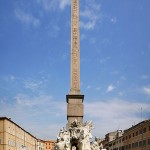 Obelisco agonale- Piazza Navona (Rom, Italien)